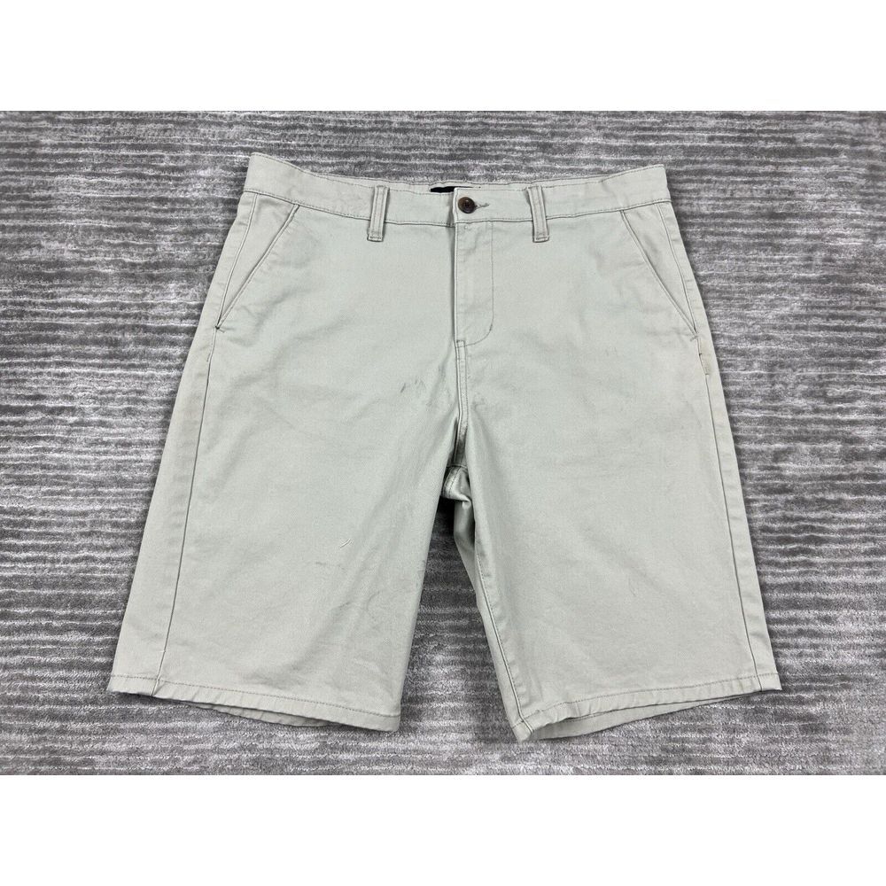 RSQ Shorts Mens 33 Beige Long Chino‎ Short Cotton Blend Outdoor Casual